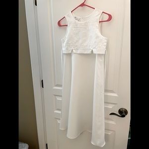 Bonnie Jean white Dress, Girls size 10